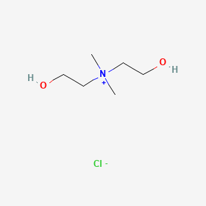 Chemical structure of Bis(2-hydroxyethyl)dimethylammonium Chloride