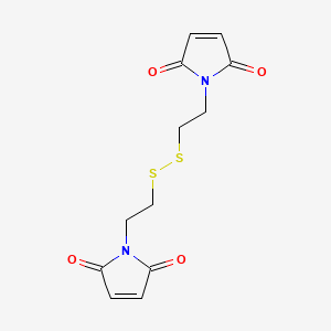 Chemical structure of dithiobis(N-ethylmaleimide)