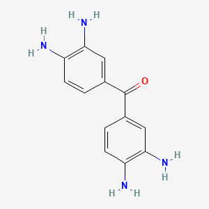 Chemical structure of Bis(3,4-diaminophenyl)methanone