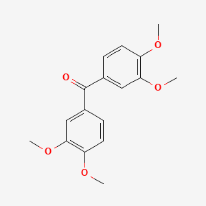 Chemical structure of Bis(3,4-dimethoxyphenyl)methanone