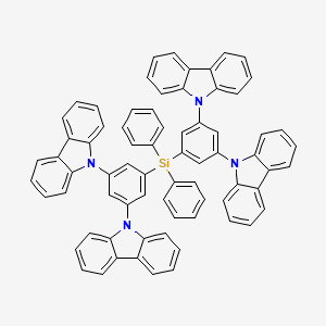 Chemical structure of Bis(3,5-di(9H-fluoren-9-yl)phenyl)diphenylmethane