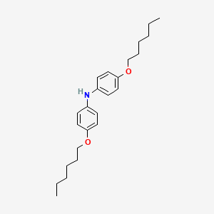 Chemical structure of Bis(4-(hexyloxy)phenyl)amine
