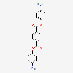 Chemical structure of Bis(4-aminophenyl) terephthalate