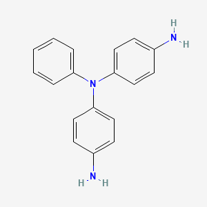 Chemical structure of Bis(4-aminophenyl)phenylamine
