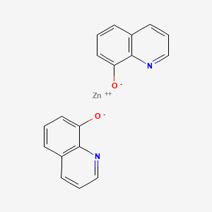 Chemical structure of Zinc oxyquinolate