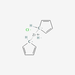 Chemical structure of Zirconocene chloride hydride