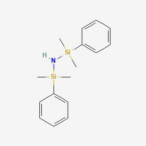 Chemical structure of Bis(dimethyl(phenyl)silyl)amine