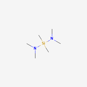 Chemical structure of Bis(dimethylamino)dimethylsilane