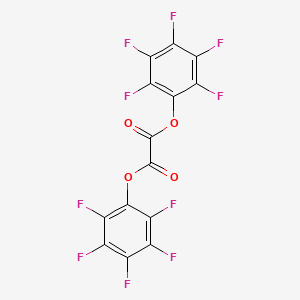 Chemical structure of Bis(pentafluorophenyl) Oxalate