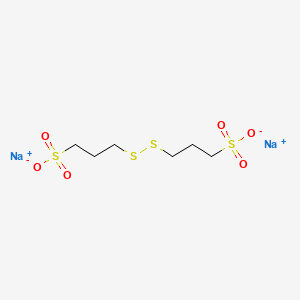 Chemical structure of Bis-(sodium sulfopropyl)-disulfide