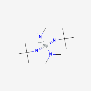 Chemical structure of Bis(tert-butylimino)bis(dimethylamino)molybdenum
