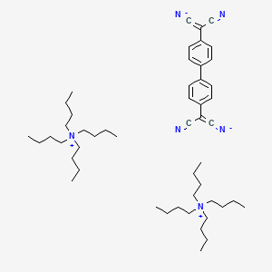 Chemical structure of Bis(tetrabutylammonium) Tetracyanodiphenoquinodimethanide