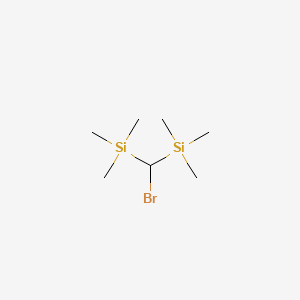 Chemical structure of Bis(trimethylsilyl)bromomethane