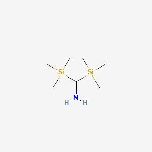 Chemical structure of Bis(trimethylsilyl)methylamine