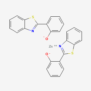 Chemical structure of Bis(2-(2-hydroxyphenyl)benzothiazolate)