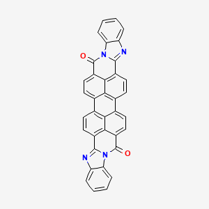 Chemical structure of Bisbenzimidazo[2,1-a:2′,1′-a′]anthra[2,1,9-def:6,5,10-d′e′f′]diisoquinoline-10,21-dione