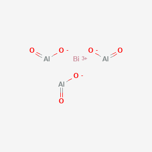 Chemical structure of Bismuth aluminate hydrate,99·9%