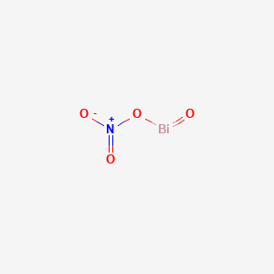 Chemical structure of Bismuth nitrate oxide