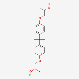 Chemical structure of Bisphenol A propoxylate