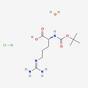 Chemical structure of Boc-Arg HCl H2O