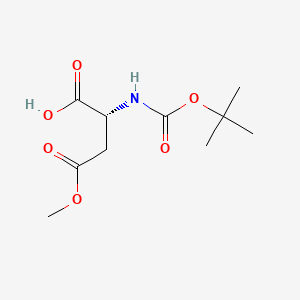 Chemical structure of Boc-D-Asp(OMe)-OH