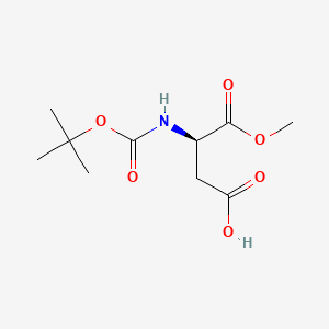 Chemical structure of Boc-D-Asp-OMe