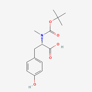 Chemical structure of Boc-MeTyr-OH
