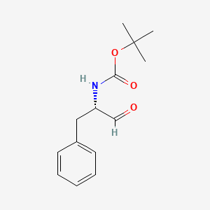 Chemical structure of Boc-Phe-CHO