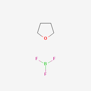 Chemical structure of Boron trifluoride tetrahydrofuran complex