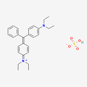Chemical structure of Brilliant Green