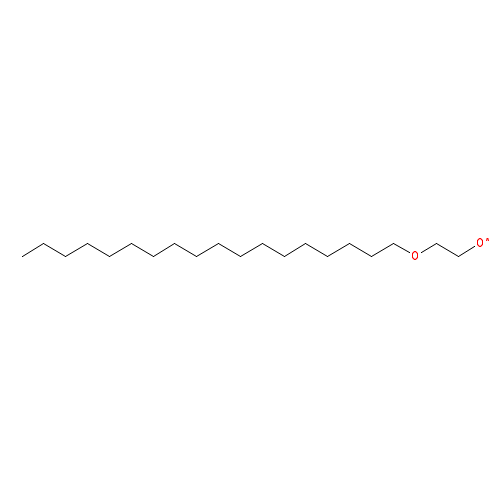 Chemical structure of BRIJ(R) 76