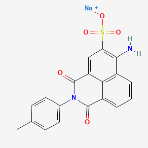 Chemical structure of Brilliant Sulfaflavine