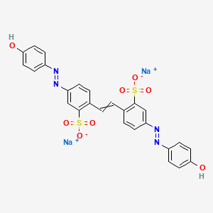 Chemical structure of Brilliant Yellow