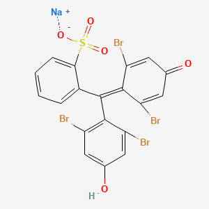 Chemical structure of Bromophenol blue sodium salt