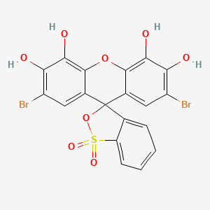 Chemical structure of Bromopyrogallol red