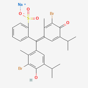 Chemical structure of Bromothymol Blue sodium salt