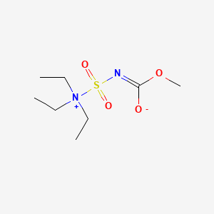 Chemical structure of Burgess reagent