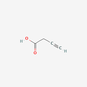 Chemical structure of 3-Butynoic Acid