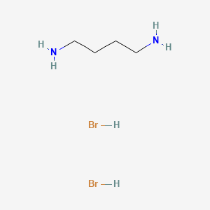 Chemical structure of 1,4-Diaminobutane Dihydrobromide