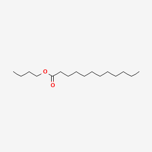 Chemical structure of Butyl Laurate