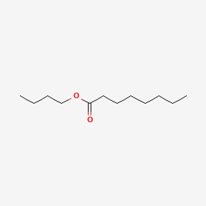 Chemical structure of Butyl octanoate