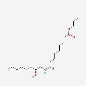 Chemical structure of Butyl Ricinoleate