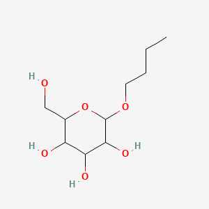 Chemical structure of Butyl hexopyranoside