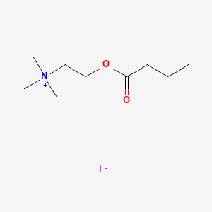 Chemical structure of Butyrylcholine Iodide