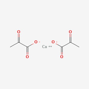 Chemical structure of Calcium pyruvate
