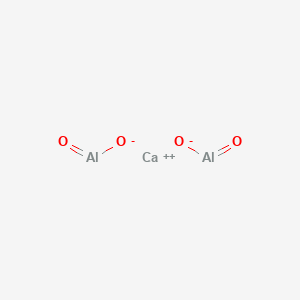 Chemical structure of Calcium aluminum oxide