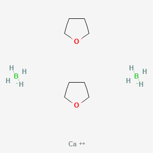 Chemical structure of Calcium borohydride bis(tetrahydrofuran)