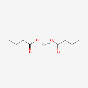 Chemical structure of Calcium butyrate