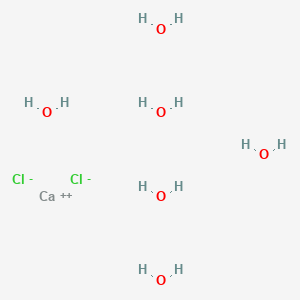 Chemical structure of Calcium chloride 6-hydrate
