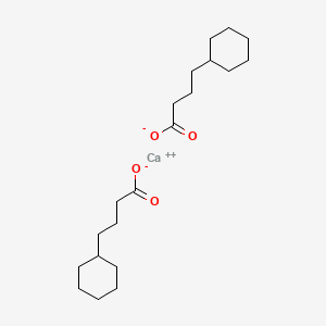 Chemical structure of Calcium cyclohexanebutyrate